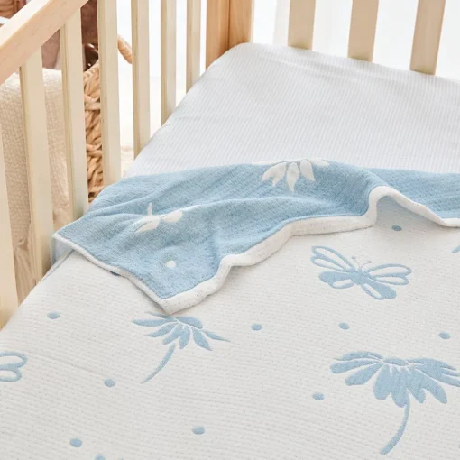 Sun Daisy Reversible Baby Blanket