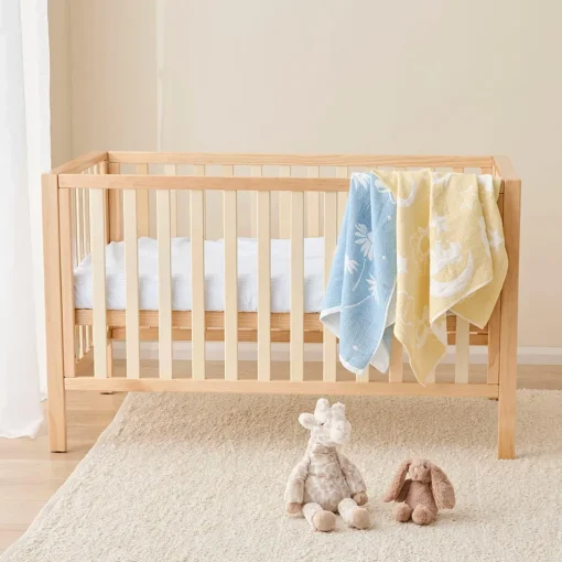 Sun Daisy Reversible Baby Blanket