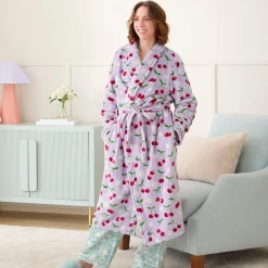 Sweet Cherry Printed Robe