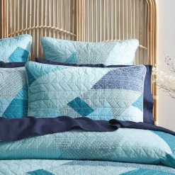 Takashi Quilt Cover - Blues