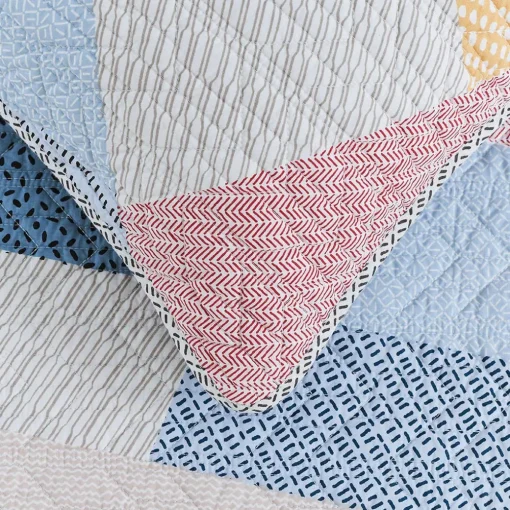 Takashi Quilt Cover - Blues