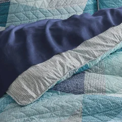 Takashi Quilt Cover - Blues