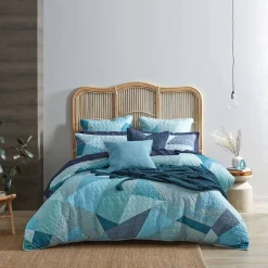 Takashi Quilt Cover - Blues