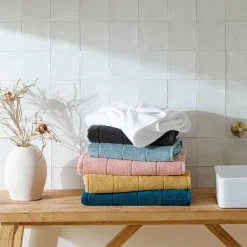 Tasman Towel - Slate Blue
