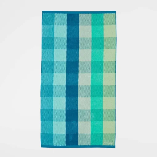 Tilly Check Beach Towel