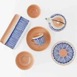 Tondo Dinnerware - Blue/White