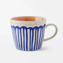 Tondo Mug - Blue/White