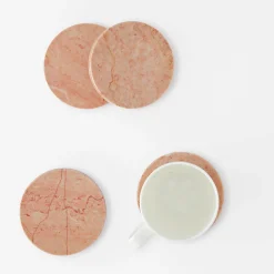 Travertine Coaster Set Of 4