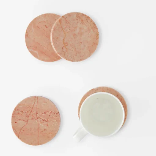 Travertine Coaster Set Of 4