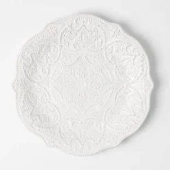 Venezia Large Round Platter - Ivory