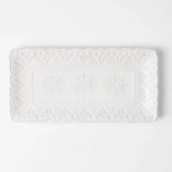 Venezia Rectangular Platter - Ivory