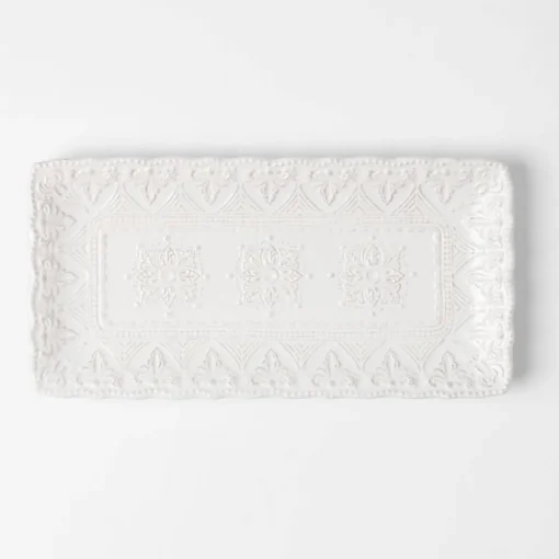 Venezia Rectangular Platter - Ivory