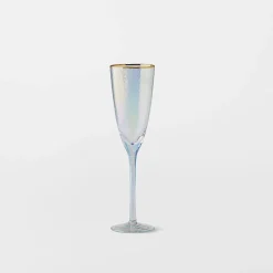 Vista Gold Rim Champagne Flute