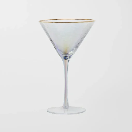 Vista Gold Rim Glass Drinkware