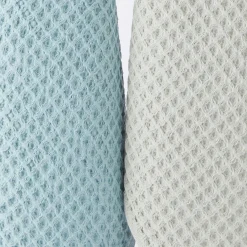 Waffle Tea Towel Set Of 2 - Slate Blue