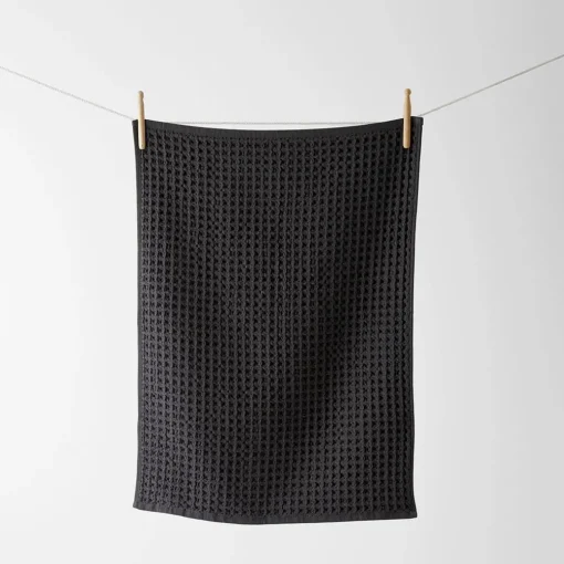 Waffle Tea Towel Set Of 2 - Stone