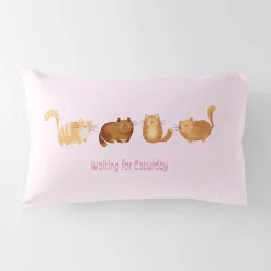 Waiting For Caturday Standard Pillowcase