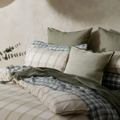 Watkins Washed Cotton Quilt Cover Set - Natural