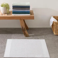 Wythe Bath Mat - Silver