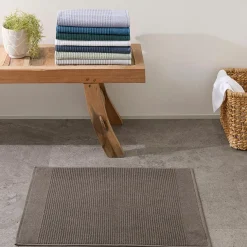 Wythe Bath Mat - Silver