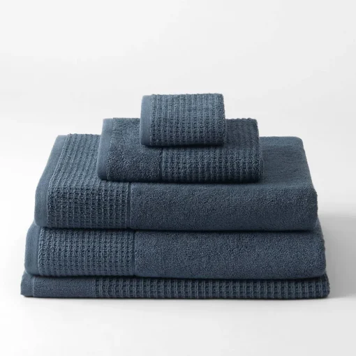 Wythe Towel - Navy