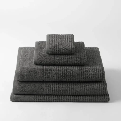 Wythe Waffle Towel - Navy