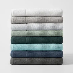 Wythe Waffle Towel - Navy
