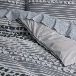 Zevon Woven Stripe Quilt Cover