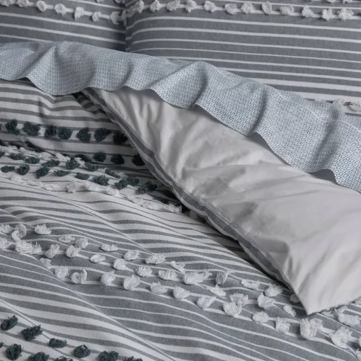 Zevon Woven Stripe Quilt Cover