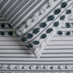 Zevon Woven Stripe Quilt Cover