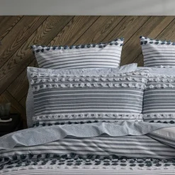 Zevon Woven Stripe Quilt Cover