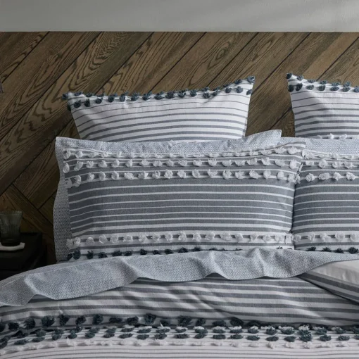Zevon Woven Stripe Quilt Cover