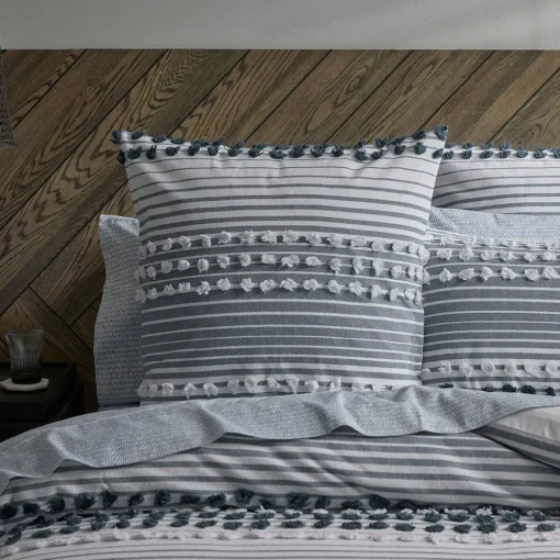 Zevon Woven Stripe Quilt Cover