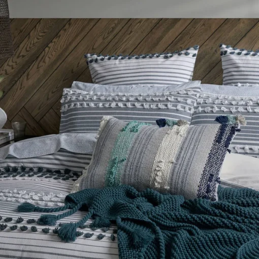 Zevon Woven Stripe Quilt Cover