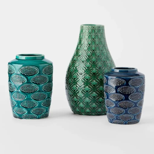 Zinnia Ceramic Vase Med